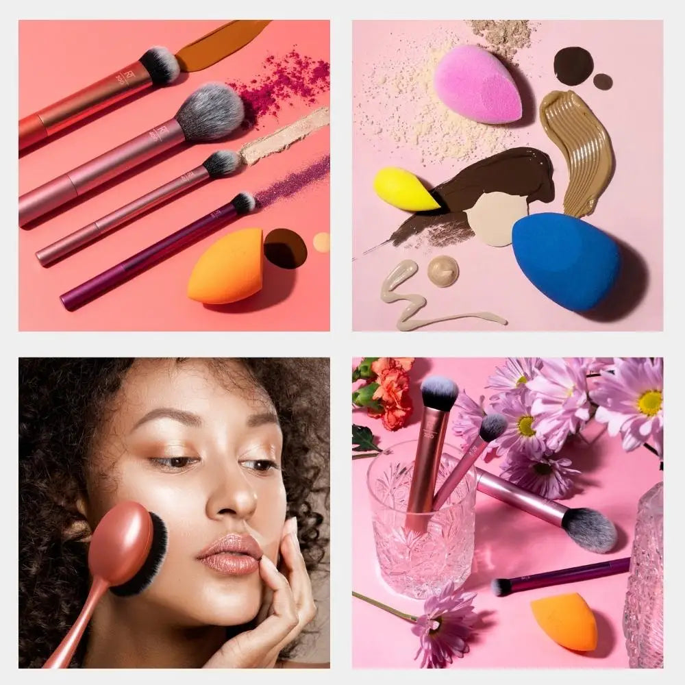 Makeup Brushes Tool Set Cosmetic Powder Eye Shadow Foundation Blush Blending Beauty Make Up Real Techniques Brush