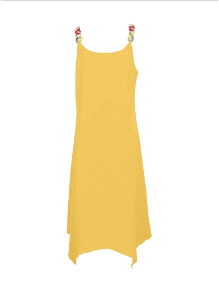 Plus Size Women's Party Dresses Halter Strapless Round Neck Solid Colour Sexy Dress Loose Casual Long Dresses