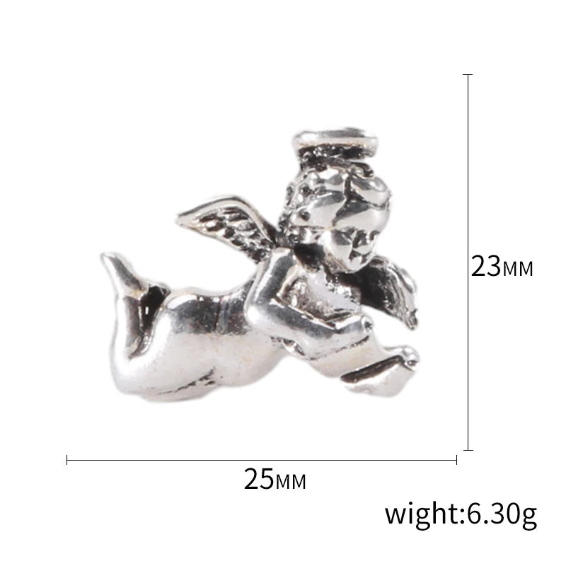 Enamel Angel Brooches for Women Unisex Cupid Love Character Pins Banquet Party Backpack Gifts Jewelry Accessories