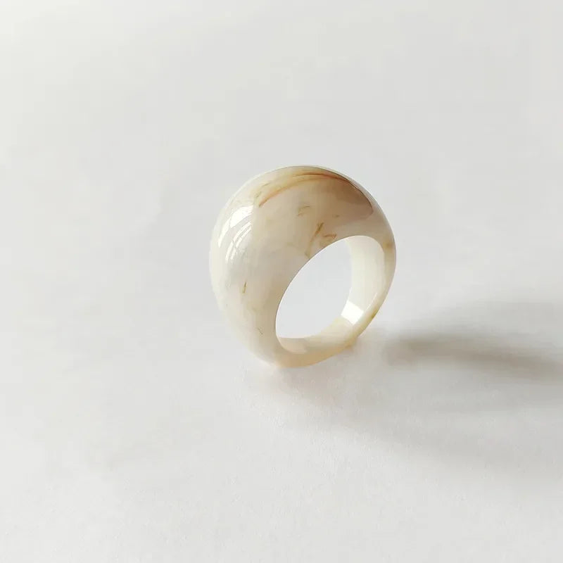 Exaggerated Creative Rings Acrylic Resin Rings for Woman Girls y2k Fashion Jewelry Accessories Party Dress Jewelry mens rings
