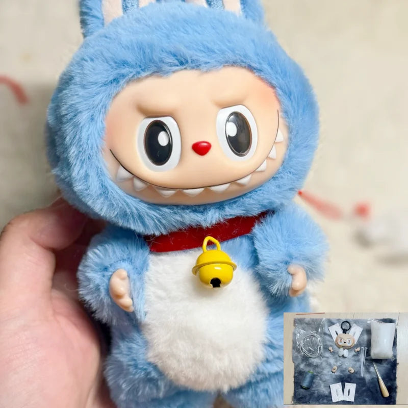 For Labubu Full Set Of Doll-Making Material Kits Diy Handmade Doll Pendant Desktop Ornaments Dolls Accessories Only Material Kit