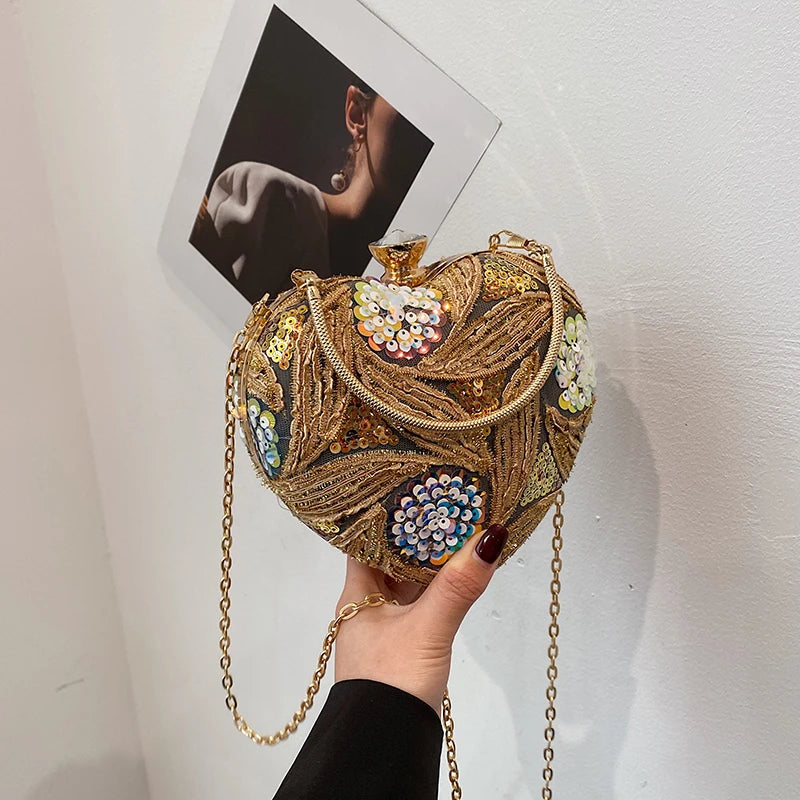 Luxury Gold Clutch Bags for Women 2025 Party Bags Evening Purse Designer Crossbody Bag New in Handbag Ladies hand bag sac femme