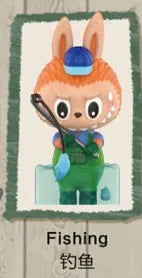 Pop Mart Labubu Elf Wilderness Travel Series Camping Confirmed Guess Bag Caja Ciega Toy Cartoon Animals for Girls Gift