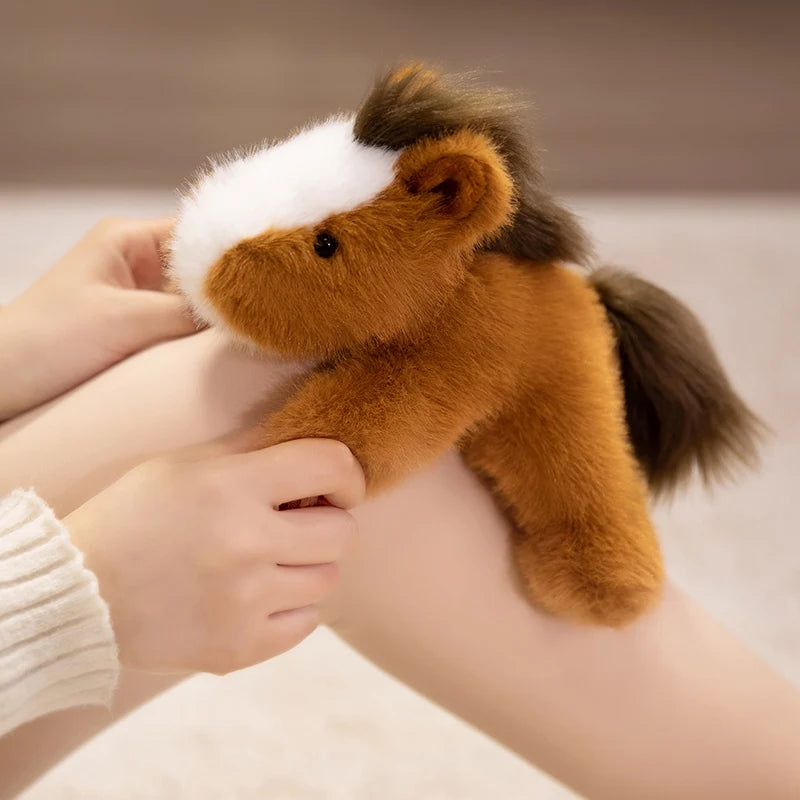 Animals Plush Toys Cute Frog/Duck/Cow/Horse Dolls Soft Birthday Gift For Girls And Children Accompany Appease Stuffed Dolls