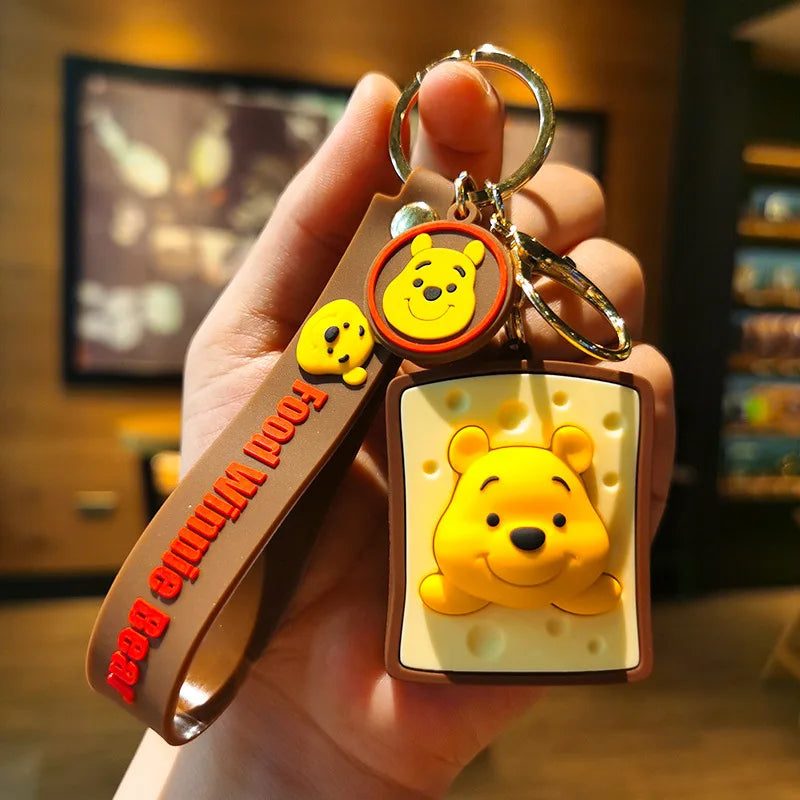 New Kawaii Anime Disney Keychain Toy Story Personalized Variety of Cartoon Doll Keyring Key Chain Car Pendant Kids Toys Gifts