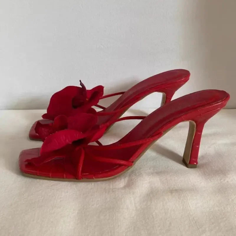 Women's Slippers Casual Fashionable High Quality Shoes for Women Shallow Women Sandals Elegant Flowers Design Women's Slippers
