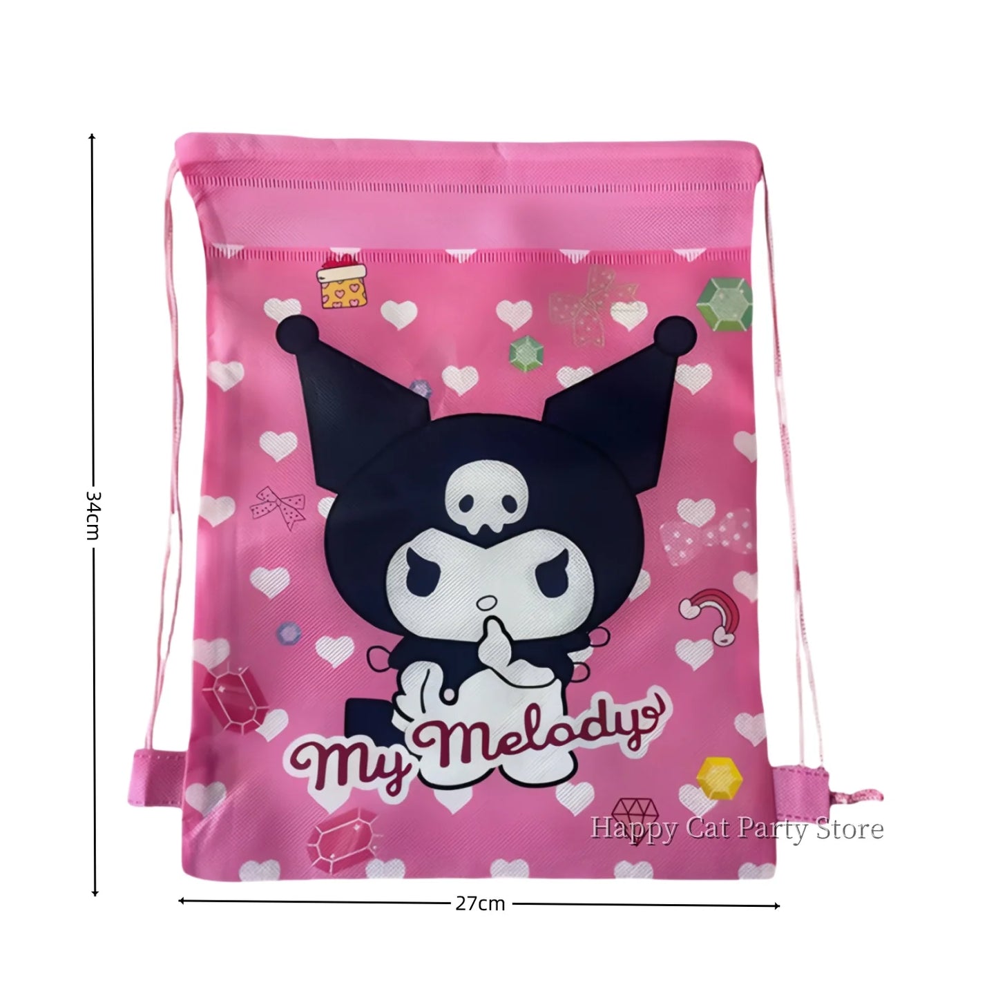 Cinnamoroll Paper Gift Bags Birthday Decor Kuromi Candy Bag Hello Kitty Biscuit Package boys Girls Favors Gifts Party Supplies