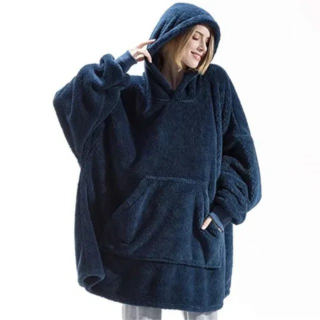 Blanket With Sleeves Pullover Oversize Women Hoody Sweatshirts Oversized Hoodies Sweatshirt Women Winter Hoodies Fleece Giant