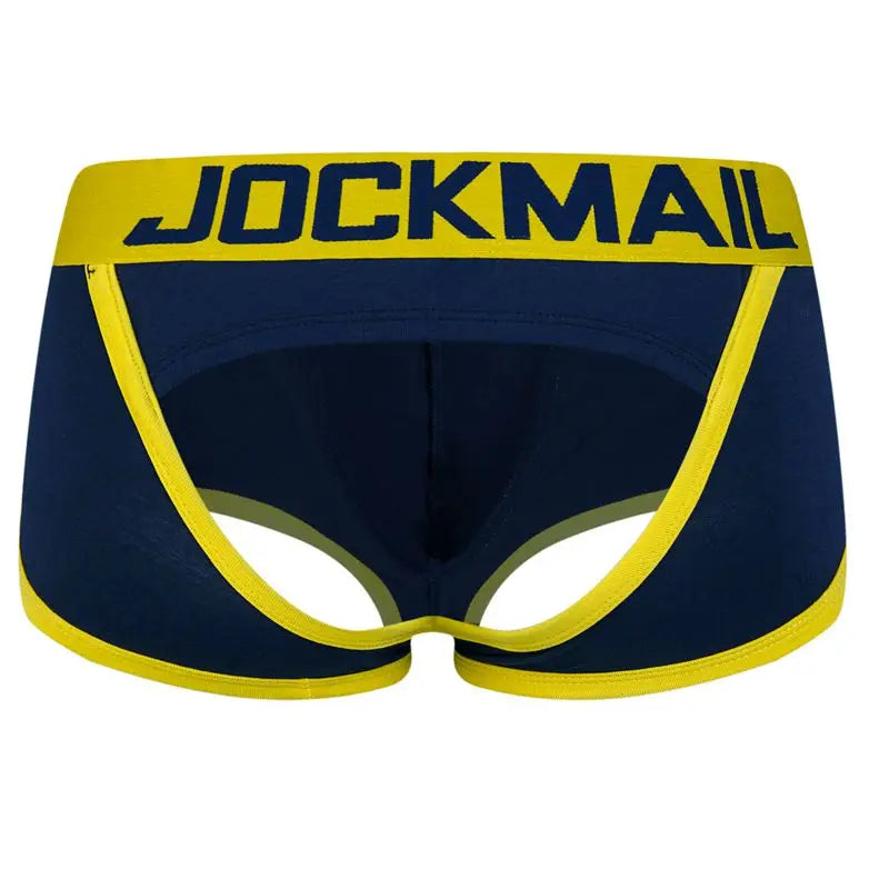 Men's Panties Jockstraps Men Underwear Gay Thong Man Boxer Shorts Underpants Slip Sexy Cotton Pouch Cuecas Gay Thongs G String