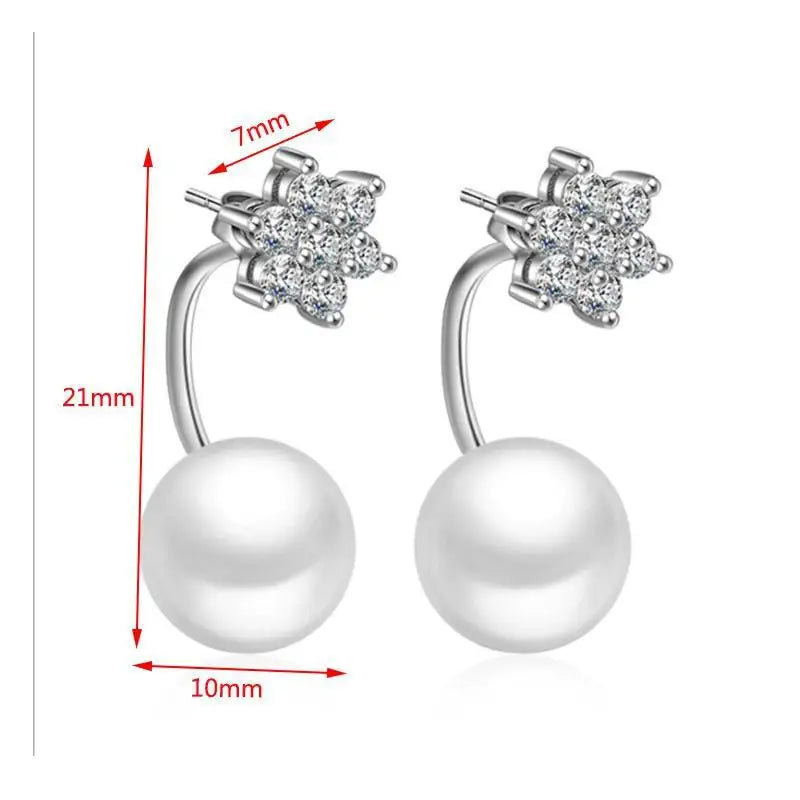 Natural Stone Stud Earrings For Women Silver Color Plated Earing Oorbellen Earings brinco Jewelry Gift earring Wholesale 2025