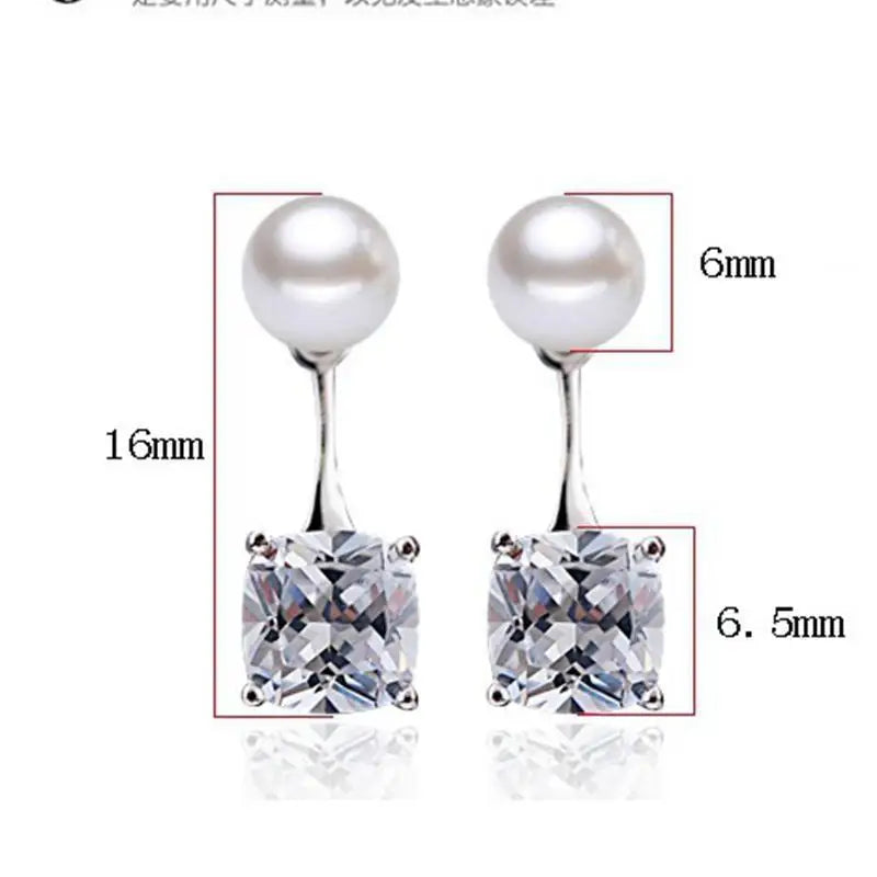 Natural Stone Stud Earrings For Women Silver Color Plated Earing Oorbellen Earings brinco Jewelry Gift earring Wholesale 2025