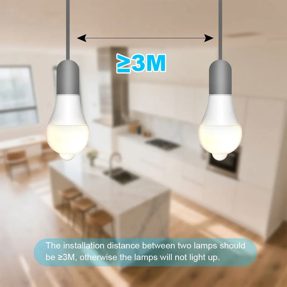 E27 LED PIRモーションセンサー電球 15W 18W 屋外照明 人感誘導電球 リビングルーム 寝室 廊下 ガレージ用