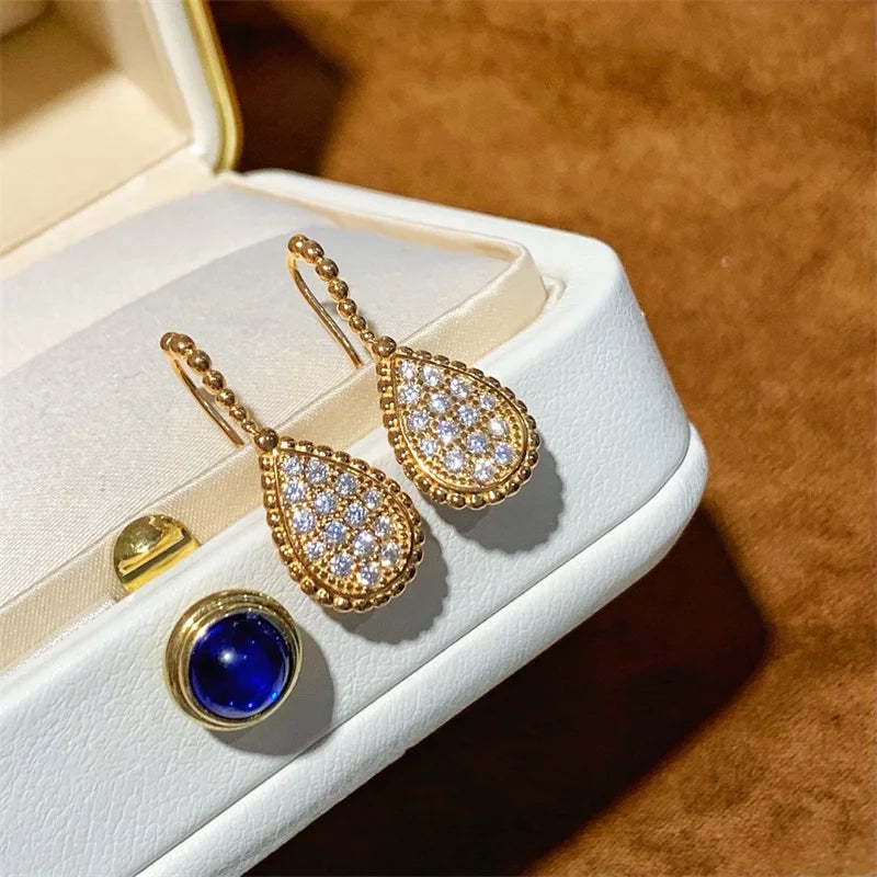 Fashion Design Earring 925 Silver Jewelry Earring 3A Cubic Zirconia Party Earring