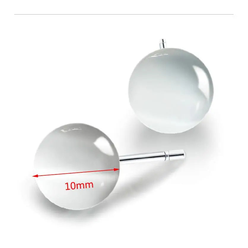 Natural Stone Stud Earrings For Women Silver Color Plated Earing Oorbellen Earings brinco Jewelry Gift earring Wholesale 2025