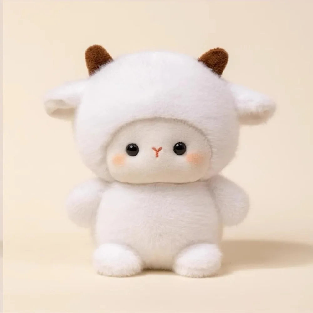 Kawaii 16cm Plush Companion Doll Plush Capybara Stuffed Animal Pillow Elephant Bear Animal Plush Toy Sleeping Gift