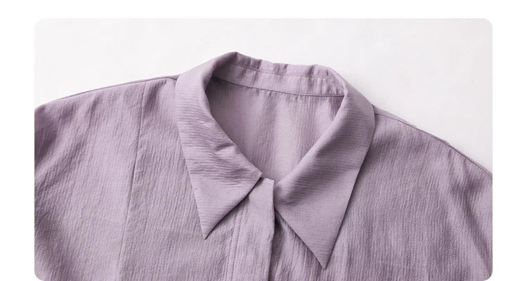 CHIC VEN Women Thin Shirt Long Sleeve Casual Loose Slightly Transparent Cool Blouses Woman Solid Design Female Top Summer 2024