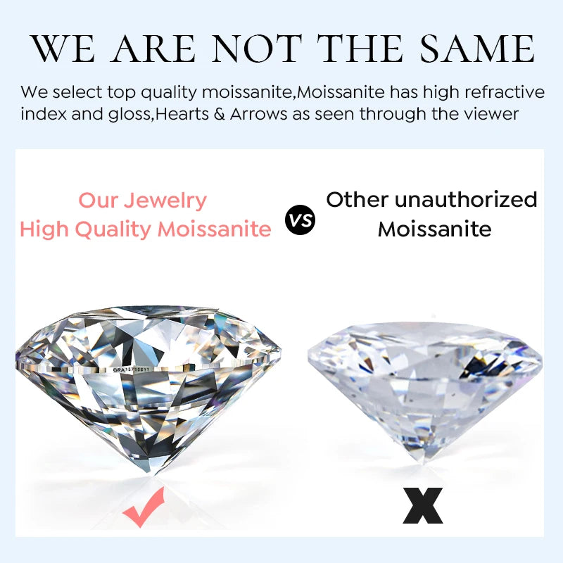 GRA 0.5ct 1ct D Real Moissanite Diamond Wedding Halo square Rings for Women Original 925 Sterling Silver Luxury Fine Jewelry