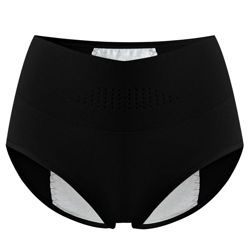 High Waist Leak Proof Menstrual Women's Panties Widen Period Pants Physiological Underwear Cotton Plus Size L-4XL Female Briefs