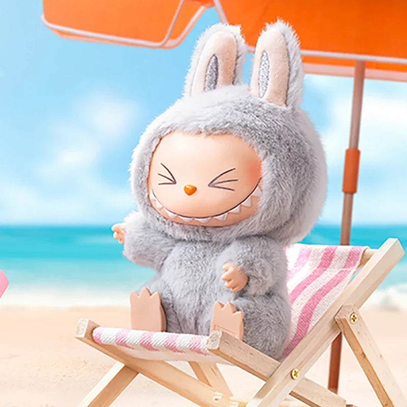 POP MART LABUBU The Monsters Have A Seat Series Vinyl Plush Pendant Keychain Blind Box Toys Mystery Box Mistery Action Figure