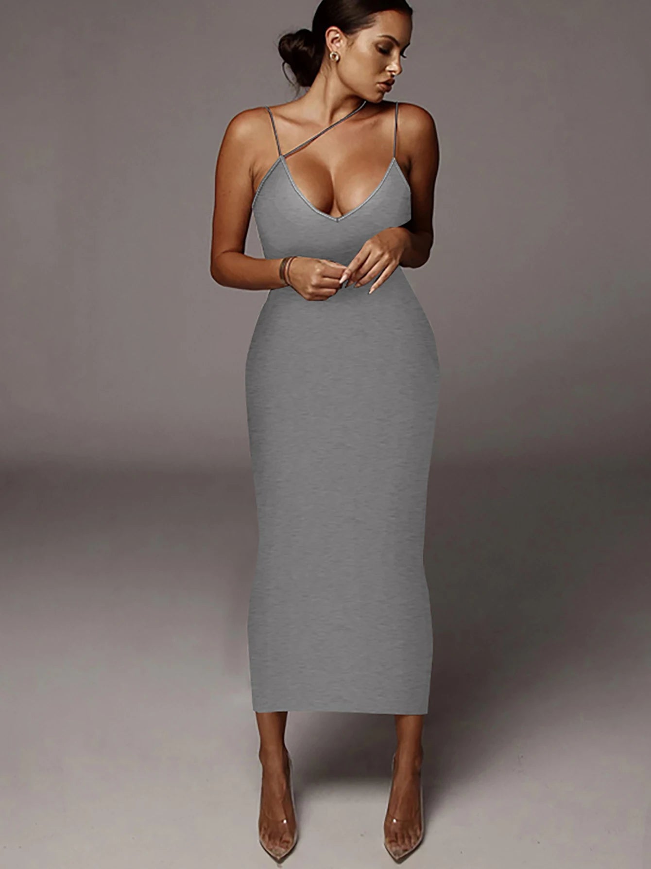 Dulzura Women Party Club Evening Streetwear Leopard Bodycon Midi Dress 2024 Summer Clothes Wholesale Items For Business