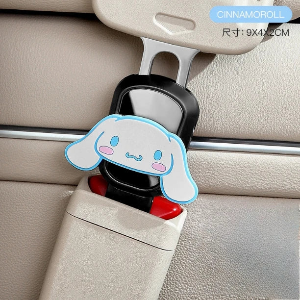 Sanrio Car Seat Belt Limiter Catch kuromi My melody Cartoon Cartoon Car Accessories Children Seat Belt Extension Fixer Wholesale