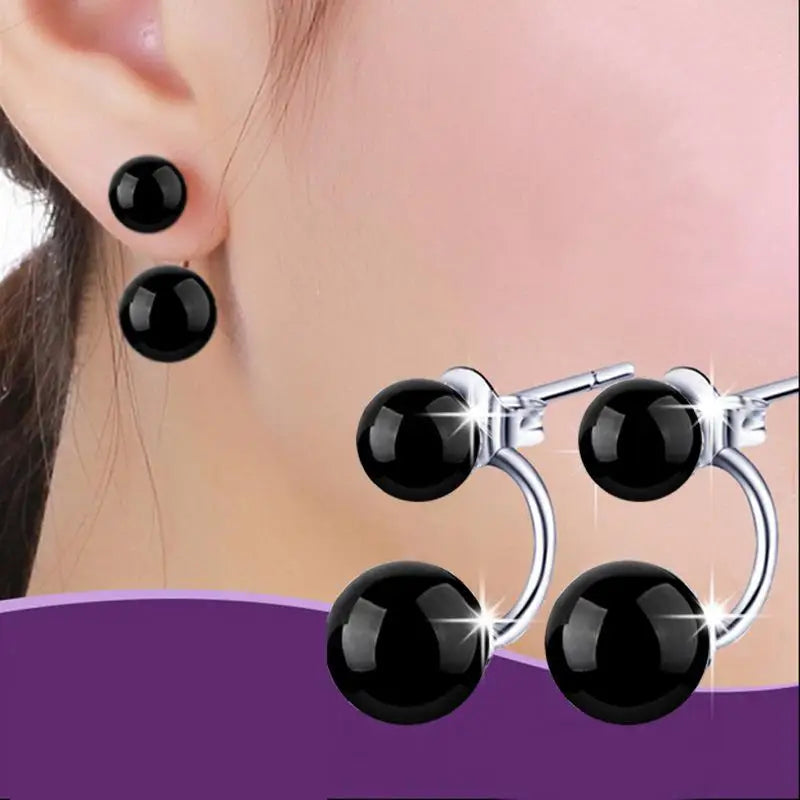 Natural Stone Stud Earrings For Women Silver Color Plated Earing Oorbellen Earings brinco Jewelry Gift earring Wholesale 2025