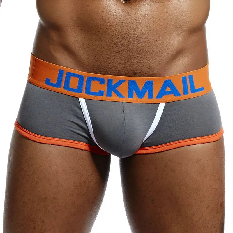Men's Panties Jockstraps Men Underwear Gay Thong Man Boxer Shorts Underpants Slip Sexy Cotton Pouch Cuecas Gay Thongs G String