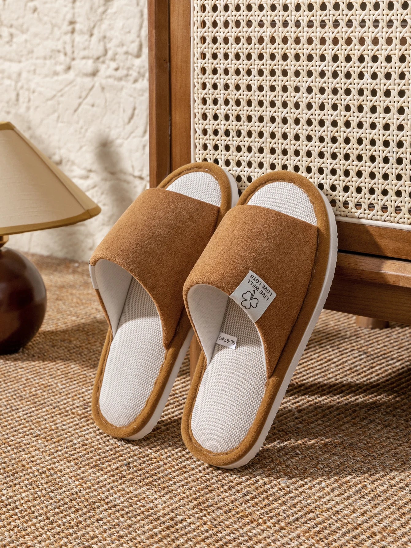 Slippers for Men,Non-Slip Soft-Soled Indoor House Slippers for Spring&Summer, All-Season Linen Home Comfortable Slippers