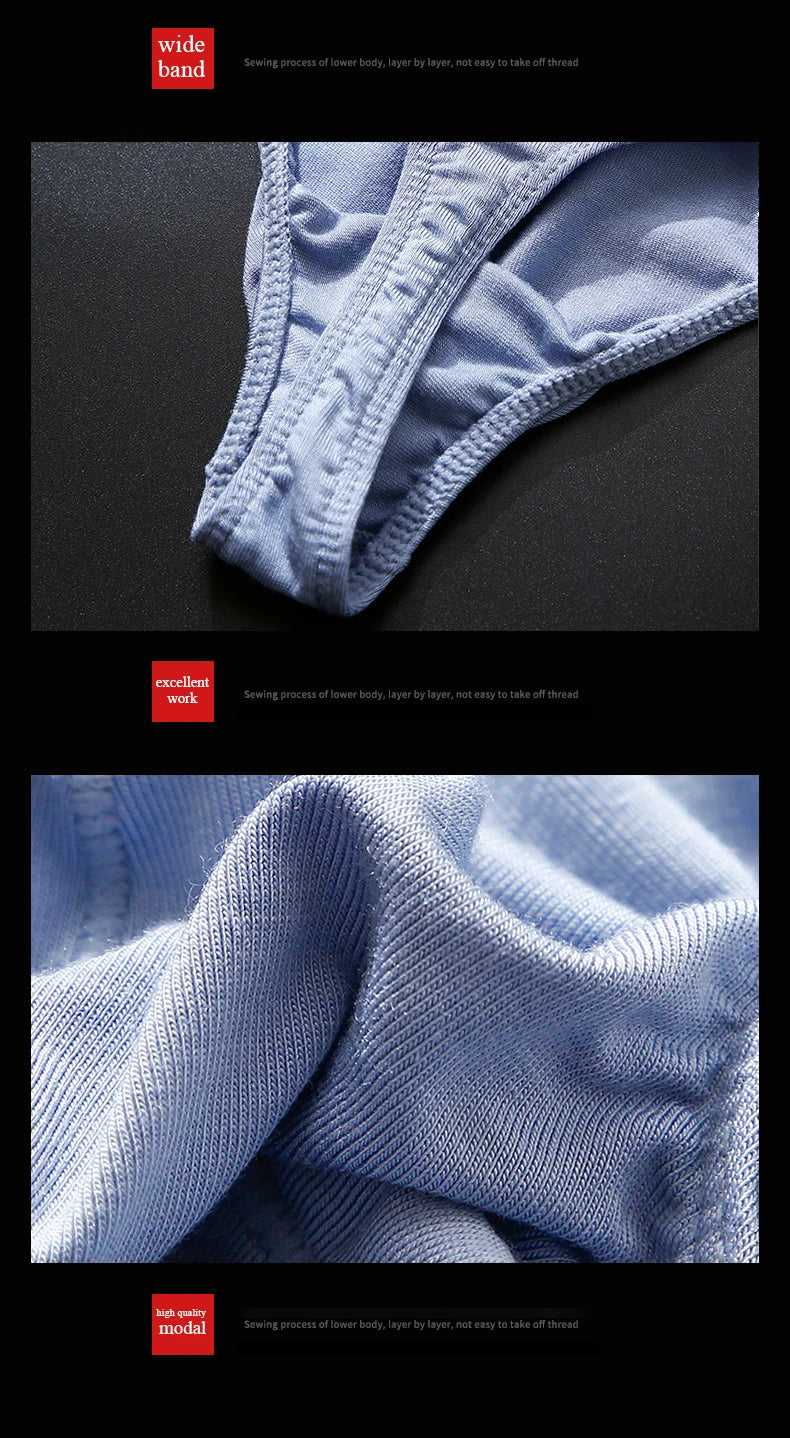Men's Underwear G-string Pants Modal Low Rise Sexy Pure Sexy Style Special Spicy High Grade All In One General Purpose Pants