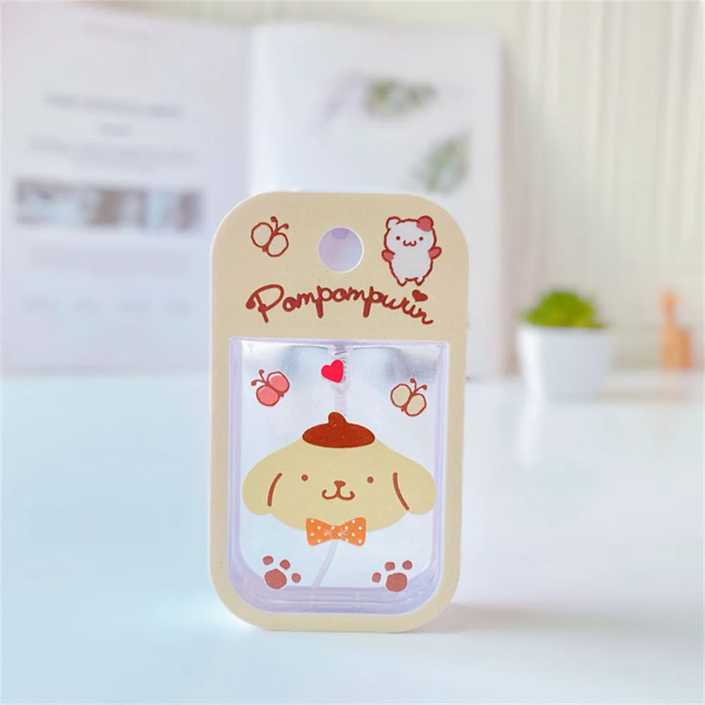 50ml Sanrio Portable Spray Bottle Hello Kitty Melody Refillable Hand Sanitizer Alcohol Bottles Travel Sub-bottling Kids Gifts