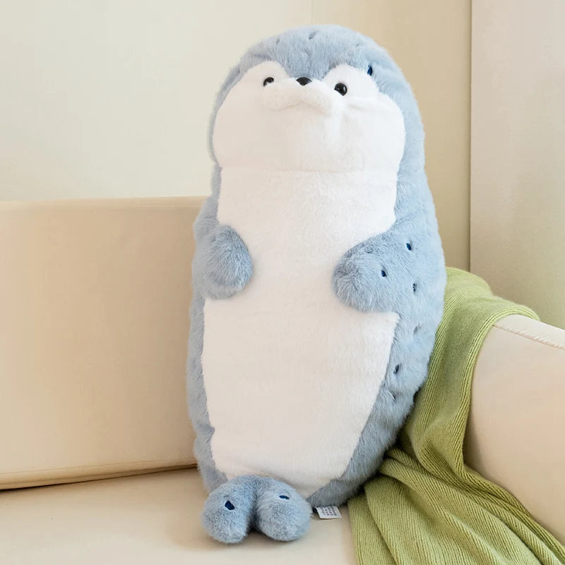 高品質 本物 かわいい 漫画 海の生き物 カワウソ ぬいぐるみ 枕 ヘッドセット ブルーシール カワウソ ぬいぐるみ 誕生日プレゼント