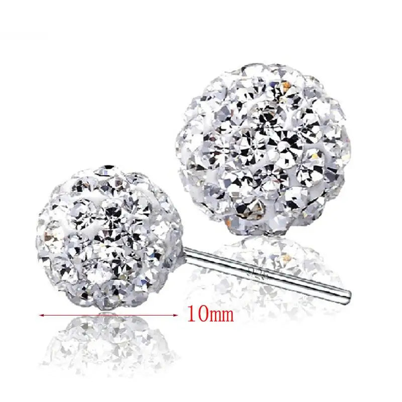 Natural Stone Stud Earrings For Women Silver Color Plated Earing Oorbellen Earings brinco Jewelry Gift earring Wholesale 2025