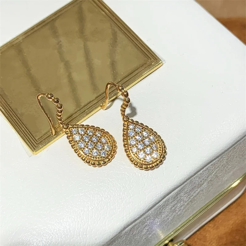 Fashion Design Earring 925 Silver Jewelry Earring 3A Cubic Zirconia Party Earring