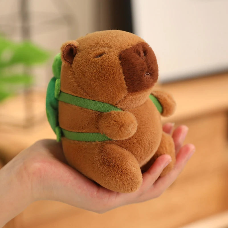 Capibara Plushies Doll Disney Stitch Pikachu Kuromi Lucifer Cat Hat Capybara Plush Toy Cartoon Stuffed Animal Doll Xmas Gifts