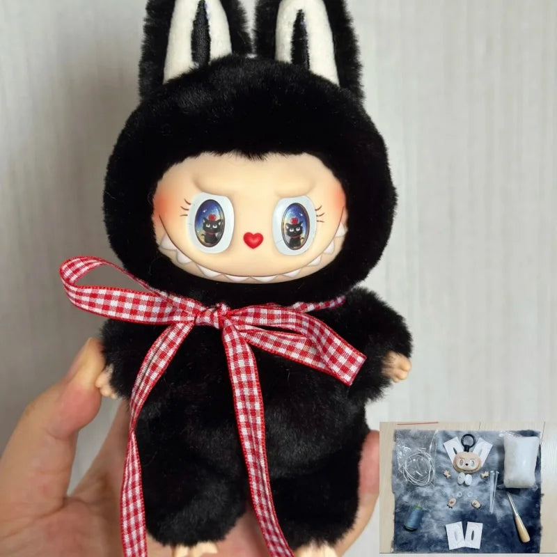 For Labubu Full Set Of Doll-Making Material Kits Diy Handmade Doll Pendant Desktop Ornaments Dolls Accessories Only Material Kit