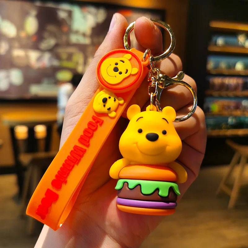 New Kawaii Anime Disney Keychain Toy Story Personalized Variety of Cartoon Doll Keyring Key Chain Car Pendant Kids Toys Gifts