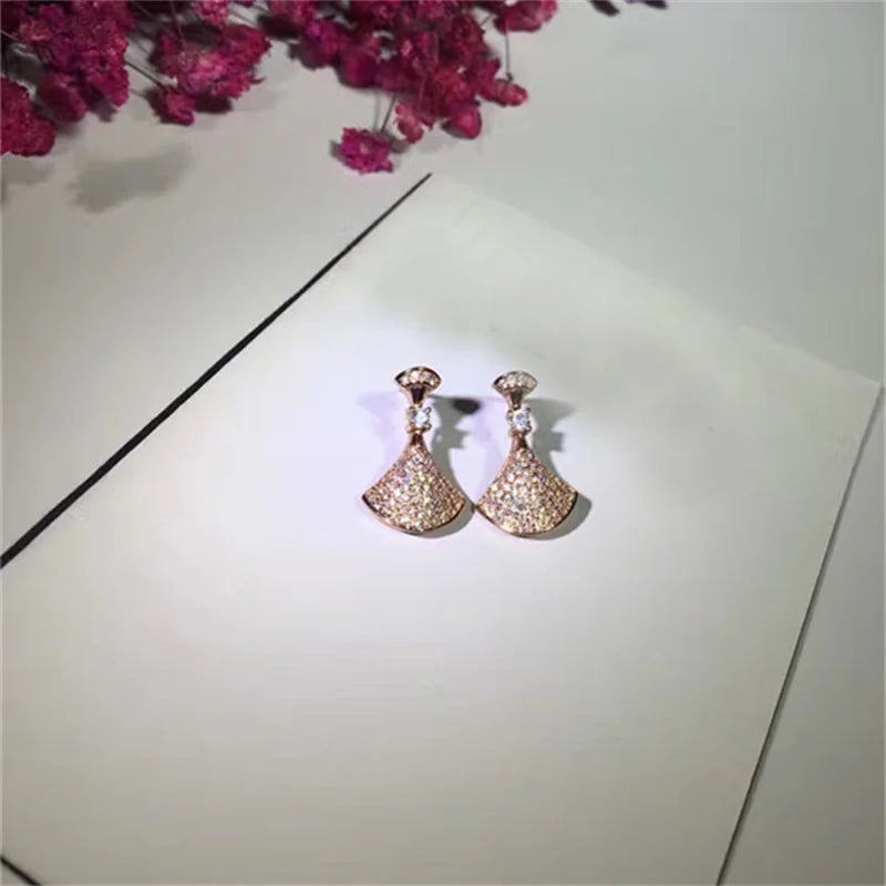Design Fashion Earring 925 Silver Jewelry Earring 3A Cubic Zirconia Earring