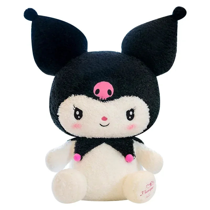 70cm Big Size Sanrio Kuromi Plush Toy Kawaii Stuffed Doll Anime Cartoon Home Decor Plush Cute Pillow Toy Kids Birthday Xmas Gift