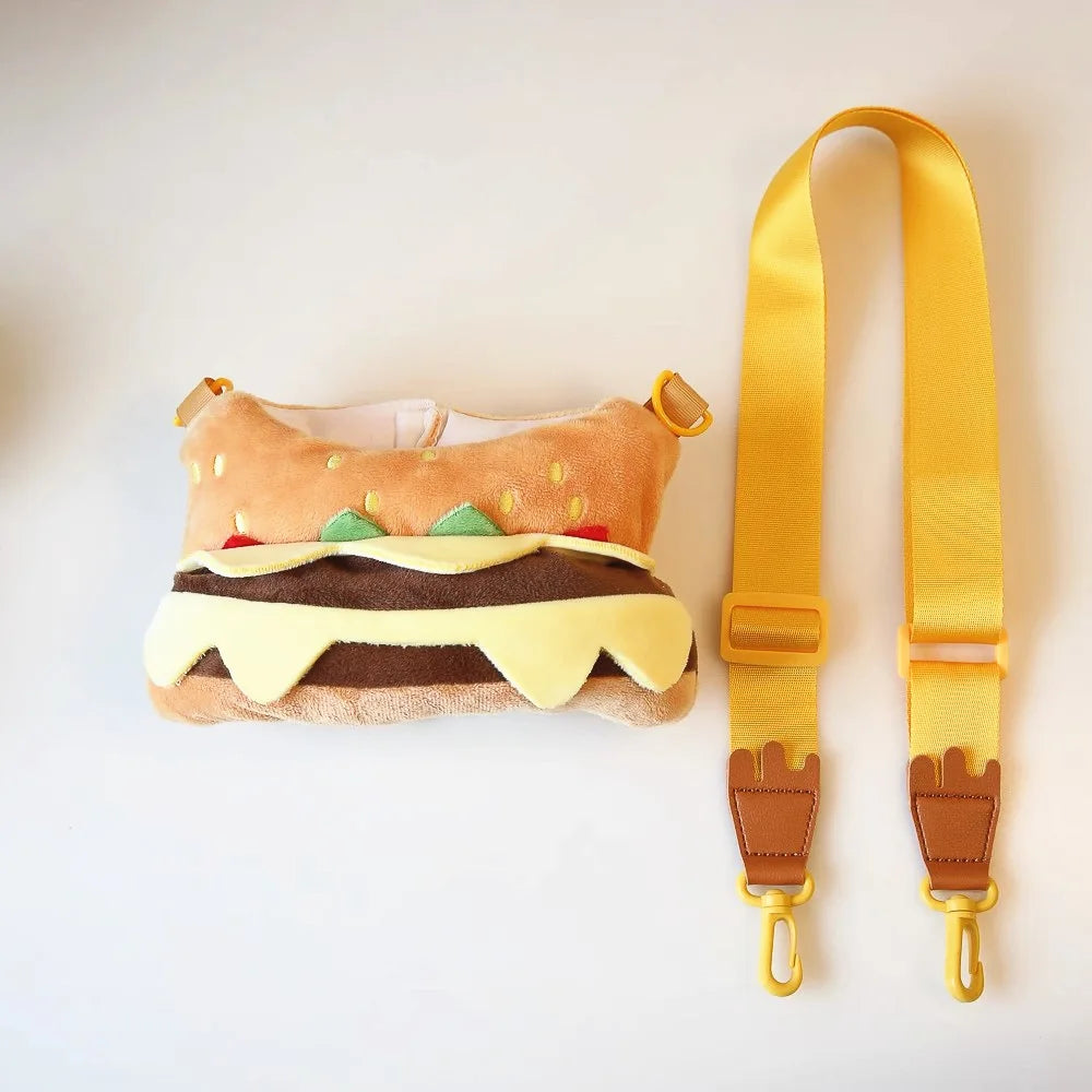 Doll Clothes for Labubu Clothes Hamburger Series 17CM Mini Plush Idol Doll Accessories Fans Gift