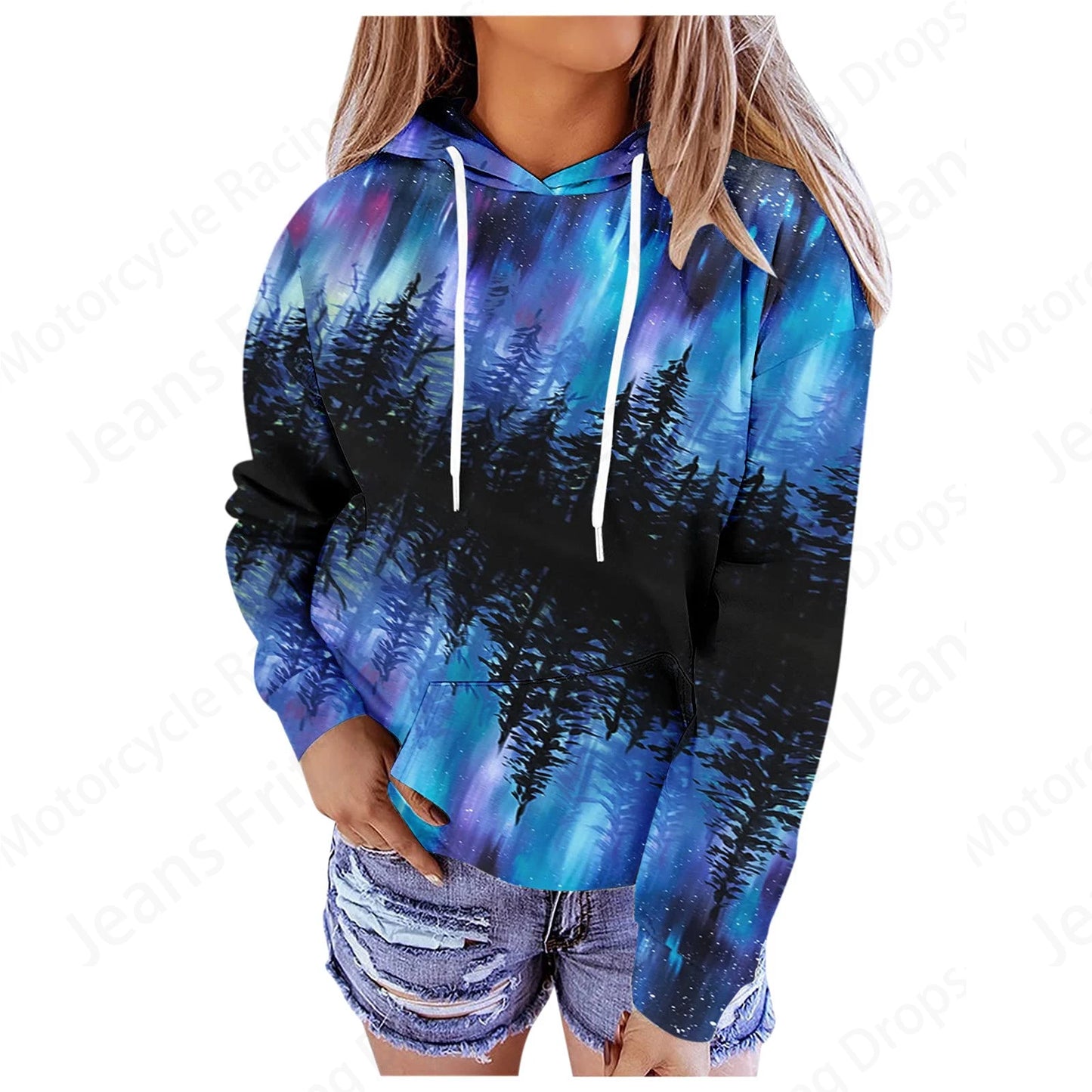 Floral 3d Print Graphic Hoodie Women Fashion Hoodies Sweatshirt Women Sweats Oversized Coat Heart Sweatshirt Pocket Pullovers