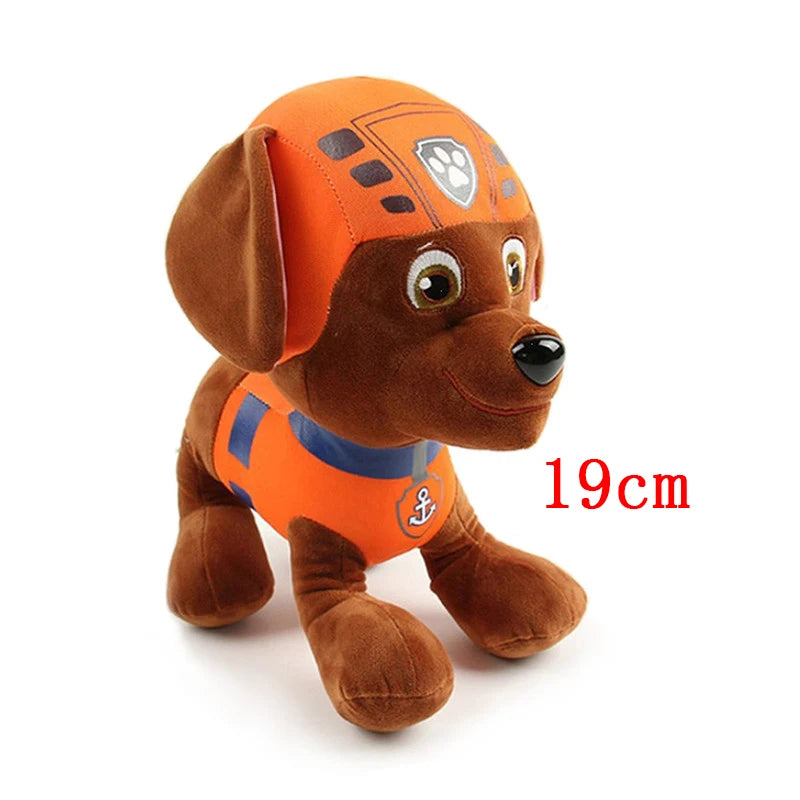 Paw Patrol Plush Toy Action Figure Ryder Marshal Zuma Everest Cartoon Model Two postures Plush Toy Children's Birthday Party Gif
