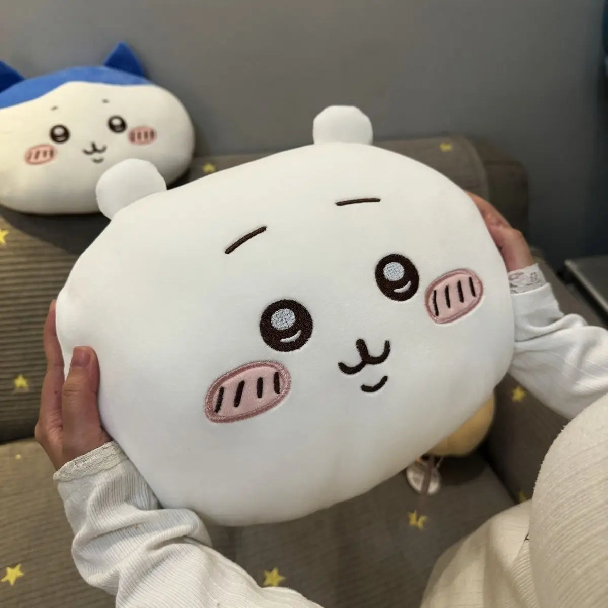 Chiikawa Car Seat Neck Pillow Waist Pillow Plush Cute Car Decoration Cartoon Cute Object Usagi Car Decoration Accessories Gift