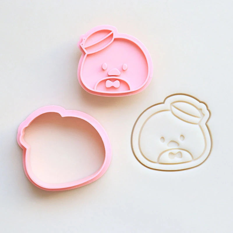 Sanrio Cookie Mold Hello Kitty Kuromi Snoopy Pikachu Cartoon 3D Fruit Cutter Model Toys Kitchen Party Baking Tools Accessories