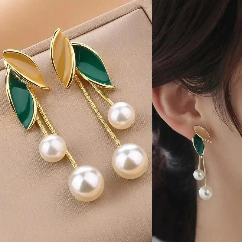 925 Silver Needle Blue Purple Butterfly Long Tassel Earrings For Women Jewelry 2025 Trending New Korean Crystal Drop Earrings