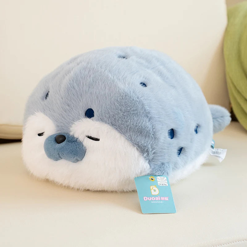 高品質 本物 かわいい 漫画 海の生き物 カワウソ ぬいぐるみ 枕 ヘッドセット ブルーシール カワウソ ぬいぐるみ 誕生日プレゼント