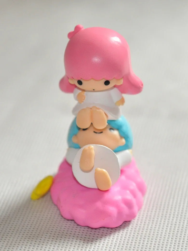 Sanrio Anime My Melody Stacking Series Mini Diy Free Combo Model Cartoon Little Twin Star Kids Collection Toy Birthday Present