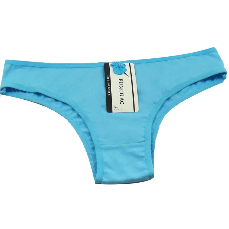 Women Underwear Cotton Sexy Everyday Ladies Girls Panties Plus Size Briefs Intimates Lingerie Knickers 5 Pcs/set