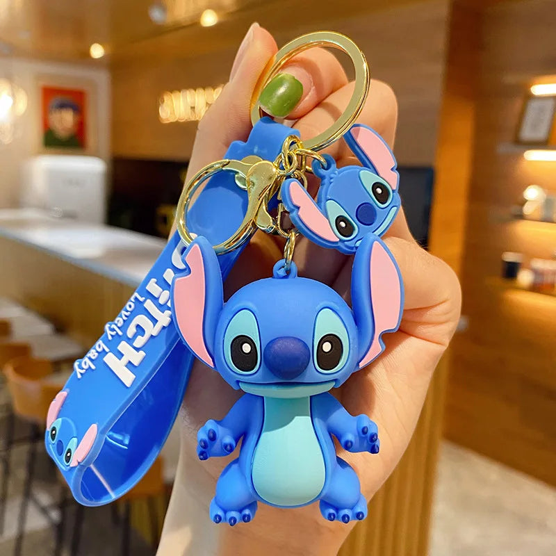 New Kawaii Anime Disney Keychain Toy Story Personalized Variety of Cartoon Doll Keyring Key Chain Car Pendant Kids Toys Gifts