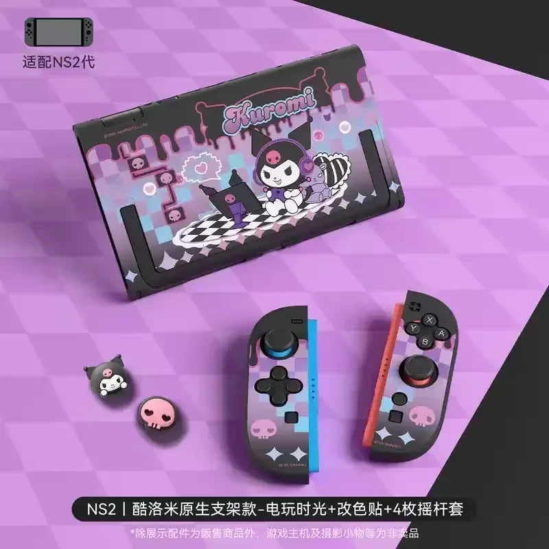 New Sanrio Figure Kuromi Hellokitty Switch2 Protective Case Hardshell Case Pluggable Base Ns2 Accessories Ornaments Girls Gift