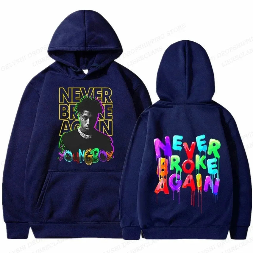 Rapper YoungBoy Hoodie Men Fashion Hoodie Never Broke Again Hoodies Sweatshirt Women Sweats Letter Pullovers Clothes Boy Coa